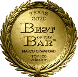 Best of the Bar 2020, Texas: Marco Crawford, Top 100 Verdicts